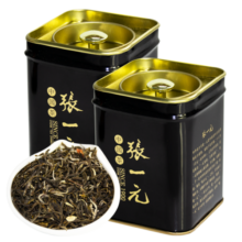 张一元 特级茉莉花茶2罐组（50g*2） 黑罐浓香花茶 绿茶茶叶 茉莉香浓 黑罐*2