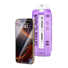 闪魔适用苹果16ProMax钢化膜iPhone16Pro手机膜高清覆盖防爆抗指纹全屏无尘仓秒贴听筒防尘保护膜 16ProMax【高清防尘膜*2片装听筒防尘】