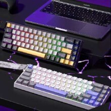 20点首发：AULA 狼蛛 WiN 60 标准版 磁轴键盘 灰木磁轴