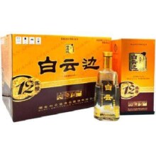 双11预售：白云边  十二年陈酿 浓酱兼香型白酒42度 450ml*6瓶 整箱装