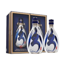 京东百亿补贴：汾酒 青花30 复兴版 海外版 53度 清香型白酒 500ml*2瓶 礼盒装