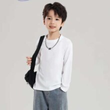 PLUS会员：真维斯 男女童 纯棉长袖t恤 任选 ×3件