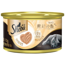 PLUS会员：Sheba 希宝 鸡肉鸡肝小魔罐 70g