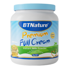 双11狂欢、plus会员：BTNature 蓝胖子全脂成人奶粉 1kg*2件