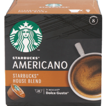 星巴克（Starbucks）多趣酷思胶囊咖啡美式意式花式适用DolceGusto胶囊咖啡机 Starbucks美式经典大杯 可做12杯