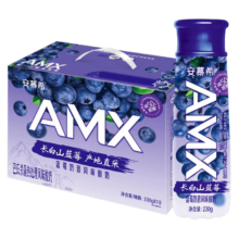 plus会员:伊利安慕希AMX 长白山蓝莓奶230g*10瓶/箱 *2件+凑单