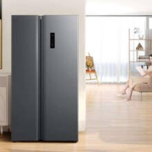 TCL 521升T3大容量分区养鲜冰箱对开门 超薄嵌入一级能效  双变频 电冰箱R521T3-S