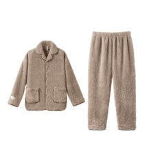 PLUS会员：HLA 海澜之家 珊瑚绒 家居服套装 颜色任选