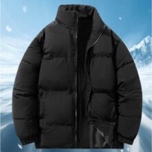 再降价：唐狮  男女立领短款羽绒棉服外套  多色可选