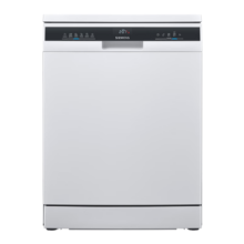 西门子（SIEMENS）【晶洗舱】独嵌两用 家用全自动智能洗碗机 14套大容量 强效除菌 高效节能 晶御智能 SJ23HW01KC（白色）