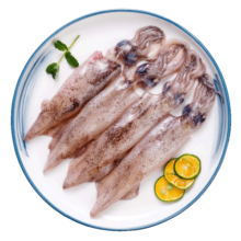 美加佳美加佳 笔管鱿鱼500g 海兔子 墨斗鱼 海鲜水产 烧烤食材49.9元 (满3件5折,满1件9折)