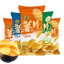 双11狂欢、PLUS会员：徐福记 薯片 烧烤味45g*2包 任选6件