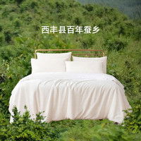某东京造 100%天然蚕丝被子被芯春秋被四季被双人空调被200x230cm约4.6斤