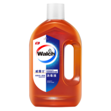 威露士（Walch）高浓度通用消毒液套装 可用于宠物衣物家居消毒杀菌率99.999% 1.2L+60ml*2