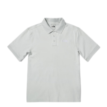 北面（The North Face）T恤男上装春夏新款柔软舒适户外休闲半袖翻领短袖POLO衫 DYX/灰色 2XL/185