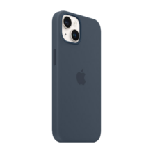 Apple/苹果 iPhone 14 Plus 专用 MagSafe 硅胶保护壳-风暴蓝色 磁吸手机壳 苹果原装手机壳