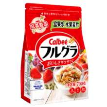 卡乐比（Calbee）麦片 原味水果燕麦片600g/袋 非油炸日本进口 冲泡即食 代餐零食