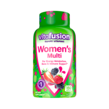 小熊糖（Vitafusion）女士复合维生素 维生素C多维矿物质营养包软糖 150粒/瓶