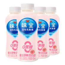 味全0蔗糖活性乳酸菌白桃乌龙味 435ml*4 800亿活性菌 饮品29.9元 (券后省8,月销1000+)