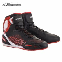 Alpinestars AUSTIN a星摩托车骑行鞋mm93马奎斯夏季透气骑行机车短靴 黑红白 42