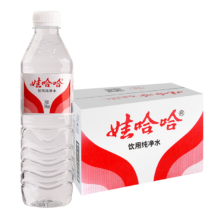 双11狂欢: 娃哈哈 纯净水饮用水 596ml*24瓶 整箱 *3件