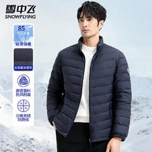 限移动端、京东百亿补贴：雪中飞 男士日常休闲立领羽绒服 秋冬通勤时尚穿搭保暖防寒服