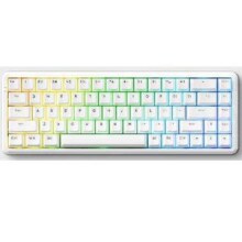20点：AJAZZ 黑爵 AK680 MAX RGB版 磁轴键盘 磁稻轴 白色8K