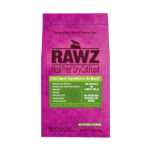 RAWZ罗斯猫粮低温慢煮无谷成猫幼猫脱水鲑鱼六种肉鸡肉火鸡进口 鸡肉火鸡（7.8磅-3.538kg）
