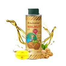 碧欧奇核桃油婴幼儿食用辅食用油250ml宝宝热炒油意大利原装进口