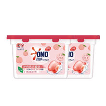 OMO 奥妙 白桃护色洗衣凝珠 400g*100颗*2盒49.92元