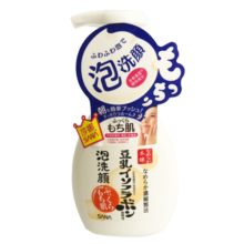 莎娜（SANA）豆乳美肌泡沫洗面奶女按压泡泡温和清洁慕斯保湿洁面200ml
