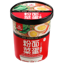 plus会员:豫道食品 粉面菜蛋酸辣味 179g*6桶方便面