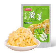 plus会员:守望乡村（KEEP W-VILLAGE GO）东北大缸量贩装腌制泡菜酸菜丝 500g×5袋*2件