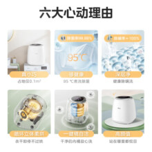 美的（Midea）0.5KG迷你波轮洗衣机全自动家用 MND5VD0WE 洗烘一体 内衣裤洗衣机小型 婴儿洗衣机 以旧换新749元 (券后省50,月销1w+)