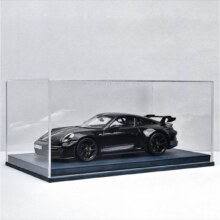 中精质造保  车模合金  保时捷911GT3黑武士  带底座