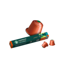 星巴克（Starbucks）哥伦比亚5.7g*10颗 Nespresso胶囊咖啡 特选综合中度烘焙黑咖啡