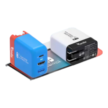 PLUS会员：CONDOR Switch充电器+拓展坞+便携底座 三合一 红蓝色
