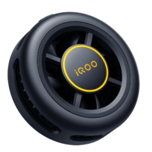 vivoi QOO磁吸散热背夹冰影黑-7℃聚冷散热直播降温神器(内赠引磁片)