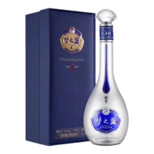 88VIP、需淘金币：洋河 蓝色经典 梦之蓝M9 绵柔型白酒 52度 500ml*1瓶