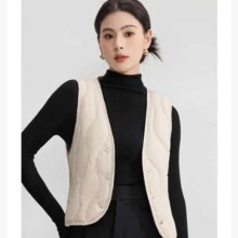 plus会员：雅鹿 女士羽绒服马甲