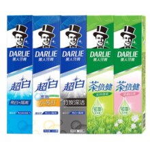 DARLIE好来黑人牙膏成人茶倍健超白含氟男女士专用官方旗舰店正品17.8元 (券后省2)