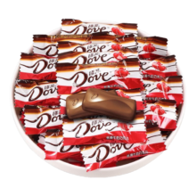 plus会员：Dove 德芙 丝滑牛奶巧克力 250g 散装*2件