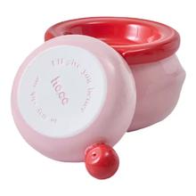 hocc 陶瓷宠物浅口饭碗 粉色