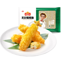 安井冻品先生 天妇罗鳕鱼 400g  速冻裹粉油炸鱼肉制品 空气炸锅食材