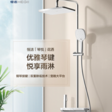 HEGII 恒洁 Y55 琴悦系列 HMF938-333-WS 淋浴花洒套装 白色 恒温款