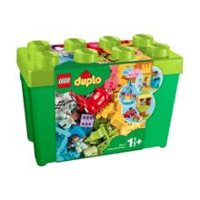 LEGO 乐高 积木拼装得宝10914 豪华缤纷大绿桶大颗粒积木桌儿童玩具生日礼物