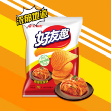 Orion 好丽友 好友趣薯片 韩国泡菜味70g￥3.71 4.7折 比上一次爆料降低 ￥0.13