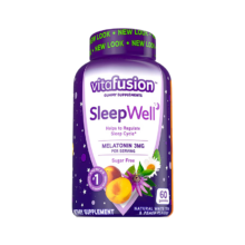需首购:vitafusion美国进口褪黑素软糖60粒