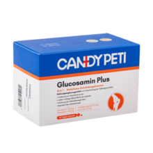 Candypeti德国姜黄软骨素钙片宠物狗绿唇金毛关节生炎修复补钙猫狗用60粒