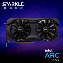 SPARKLE 大鹏系列游戏显卡 Intel Arc A770 ROC 黑色16GD61574元